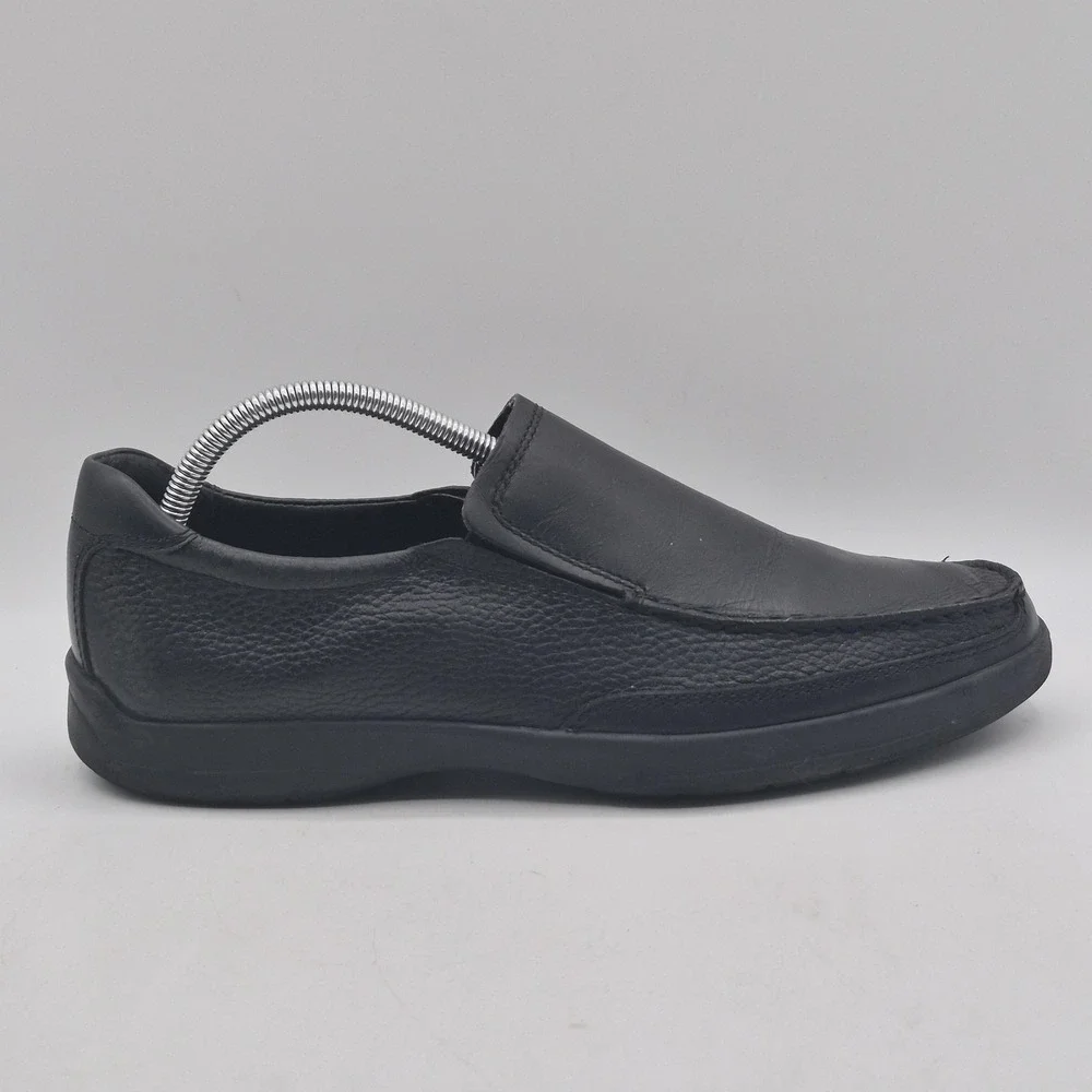 Bostonian Shoes Mens Size 9.5 Black Leather Slip On Oxford Dress‎ Comfort